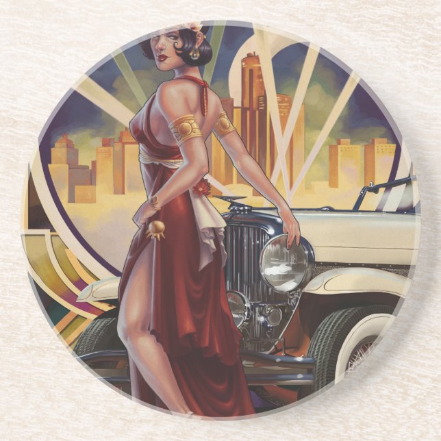 Detroit, Michigan | Motor City Coaster (Front)