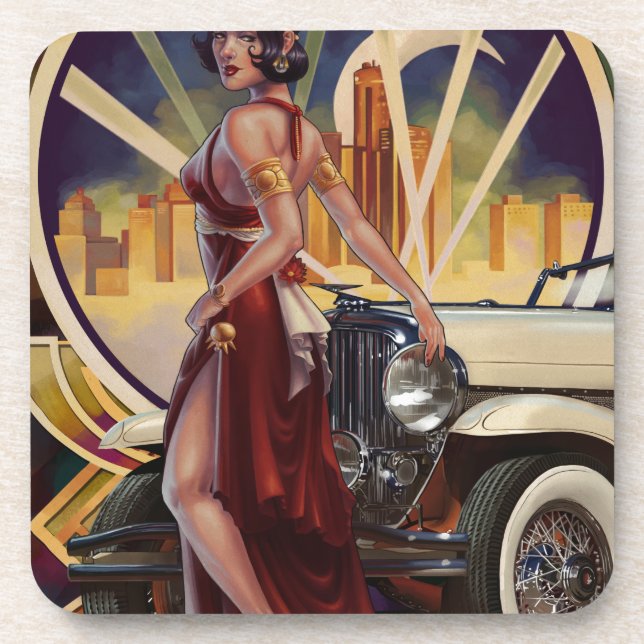 Detroit, Michigan | Motor City Coaster (Front)