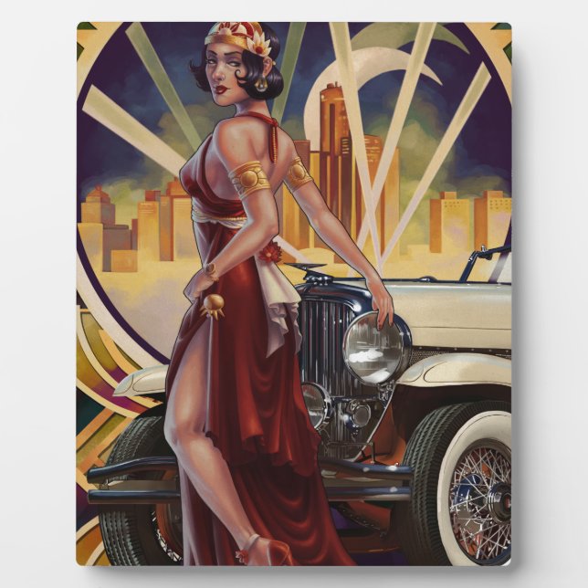 Detroit, Michigan | Motor City Plaque (Front)