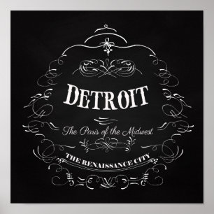 Detroit Michigan - The Paris of the Midwest Poster