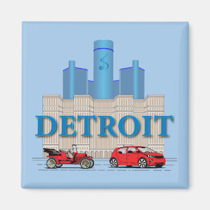 Detroit Michigan United States Magnet