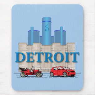 Detroit Michigan United States Mouse Pad
