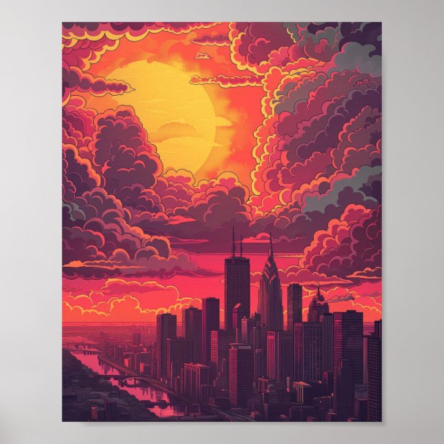Detroit Michigan USA Poster (Front)