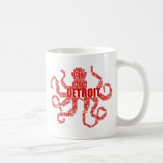 Detroit Octopus Coffee Mug