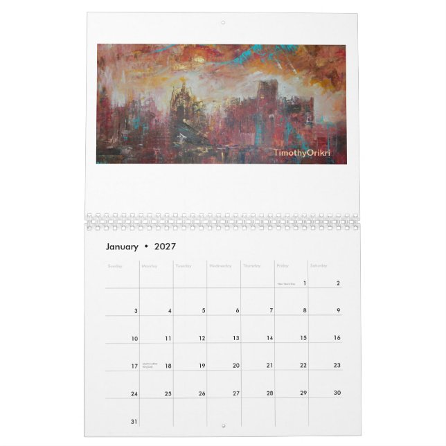 "Detroit on My Mind" 2015 Calendar (Jan 2027)
