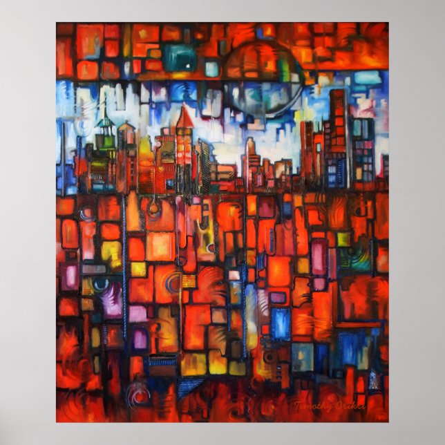 Detroit on My Mind IV Canvas Print (Front)