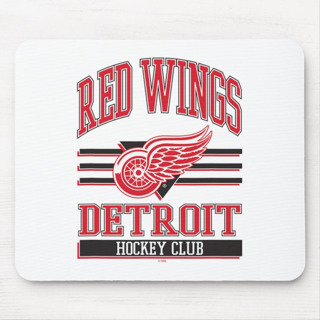 Detroit Red Wings Hockey Club Gray Officially Lice Mouse Pad (Front)