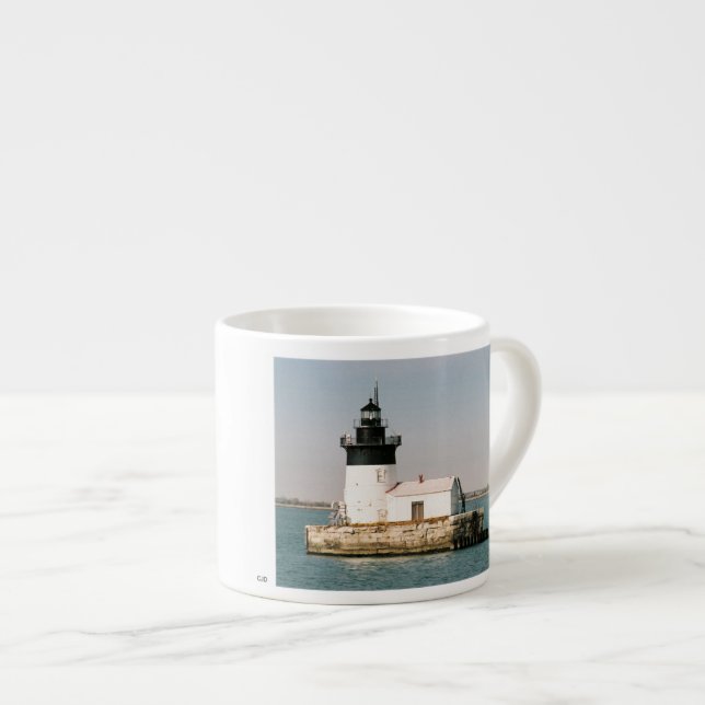 Detroit River Light espresso mug (Front Right)