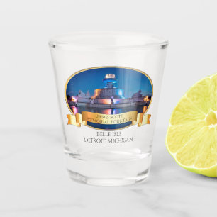 Detroit Shot Glass - Scott Fountain