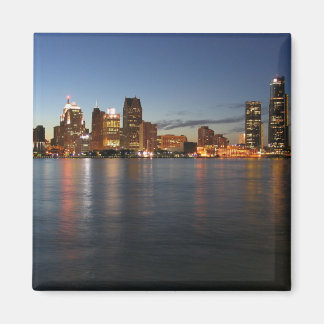 Detroit Skyline Magnet