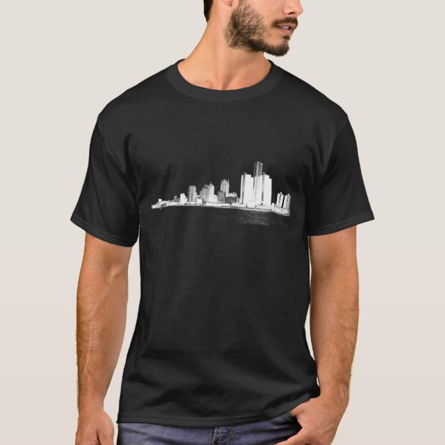 Detroit Skyline T-Shirt (Front)