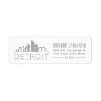 Detroit Stylised Skyline |