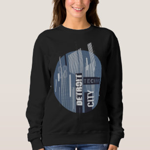 Detroit Techno Music 88 Original Retro Techno Hous Sweatshirt