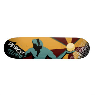 Detroit Techno Skateboard Deck by Cool Detroit