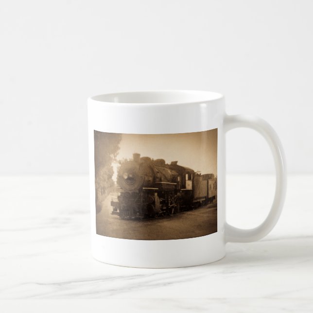 Detroit Terminal Railroad Engine at Adrian MI Coffee Mug (Right)