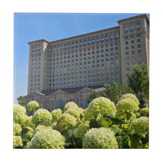 Detroit Train Station Ceramic Tile (Front)