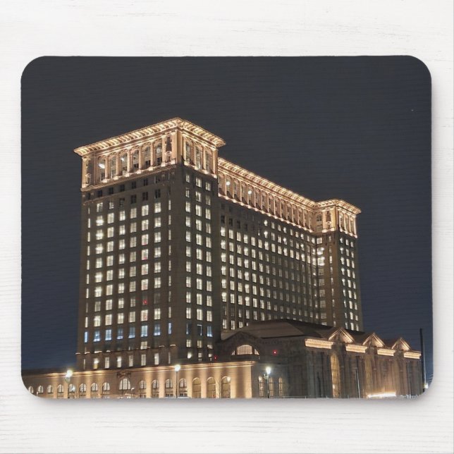 Detroit Train Station Mouse Pad (Front)