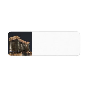Detroit Train Station Return Address Label