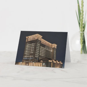 Detroit Train Station Thank You Card
