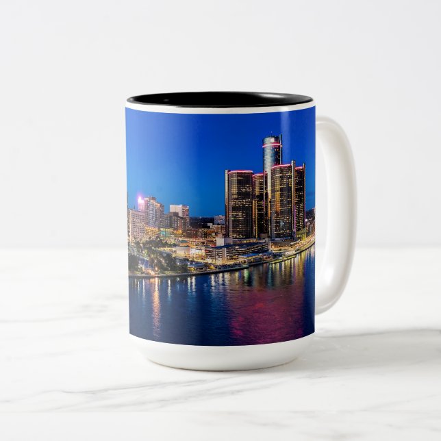 Detroit Twilight Mug (Front Right)