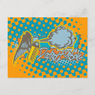 Detroit Urban T-shirts and Gifts Postcard