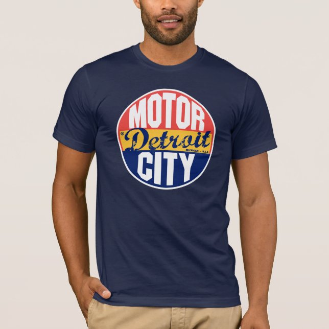 Detroit Vintage Label T-Shirt (Front)