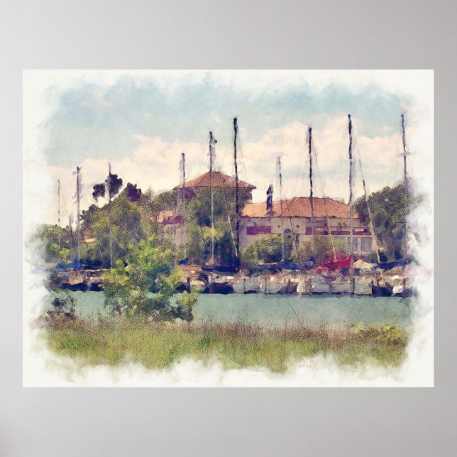 Detroit Yacht Club Poster (Front)