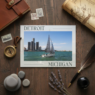 Detroit's Nautical Adventure Postcard