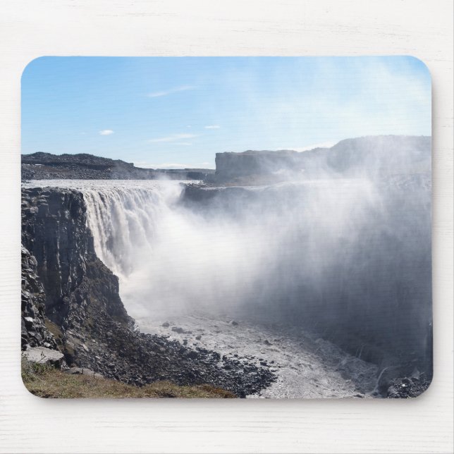 Dettifoss Waterfall in Vatnajokull NP - Iceland Mouse Pad (Front)