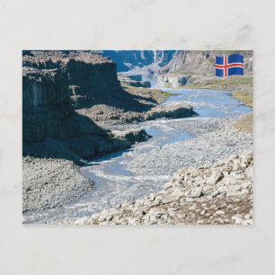 Dettifoss Waterfall in Vatnajokull NP - Iceland Postcard