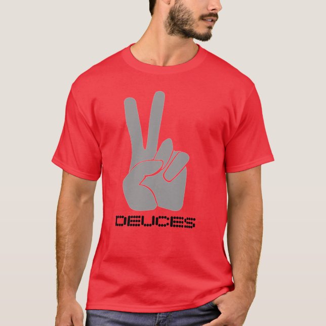 Deuces Rap Song Peace Sign Shirt Two Fingers R&B (Front)