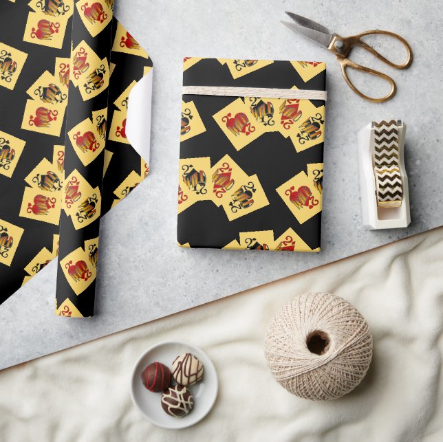 Deuces Wild Card Play Wrapping Paper (Crafts)