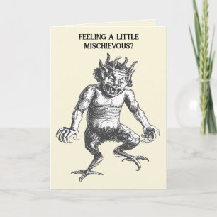 Deumus A Humanoid Devil With Rooster Feet  Card
