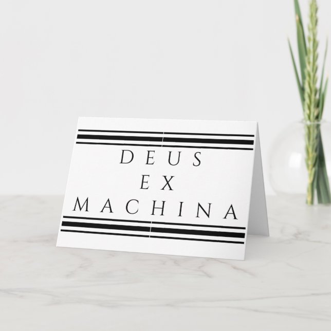 Deus Ex Machina Card (Front)