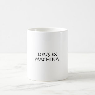 Deus ex machina coffee mug