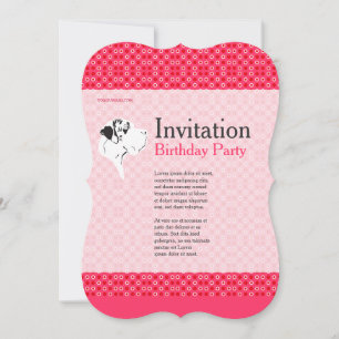 Deutche Doggen Einladung Invitation