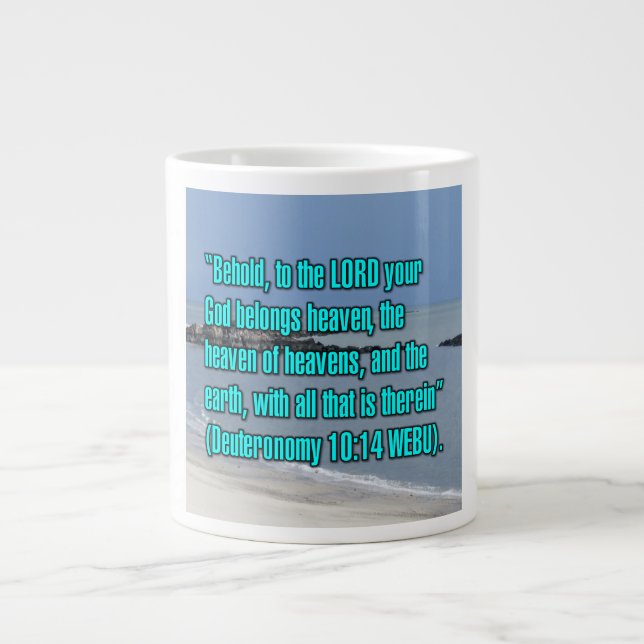 Deuteronomy 10:14 WEBU Mug (Front)