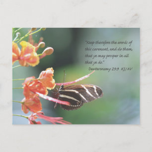 Deuteronomy 29:9 Scripture Postcard