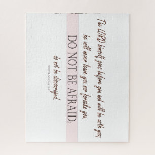 Deuteronomy 31:8, Do Not be Afraid, Lord with You Jigsaw Puzzle