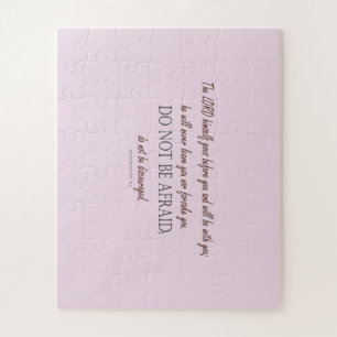 Deuteronomy 31:8 The Lord Goes Before You Jigsaw Puzzle
