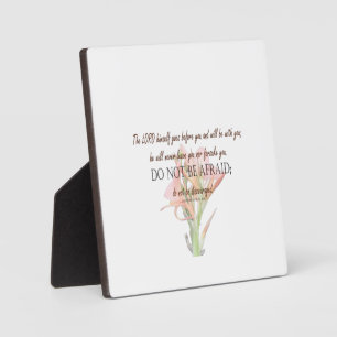 Deuteronomy 31:8 The Lord Goes Before You Plaque