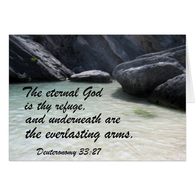 Deuteronomy 33:27 (Front Horizontal)