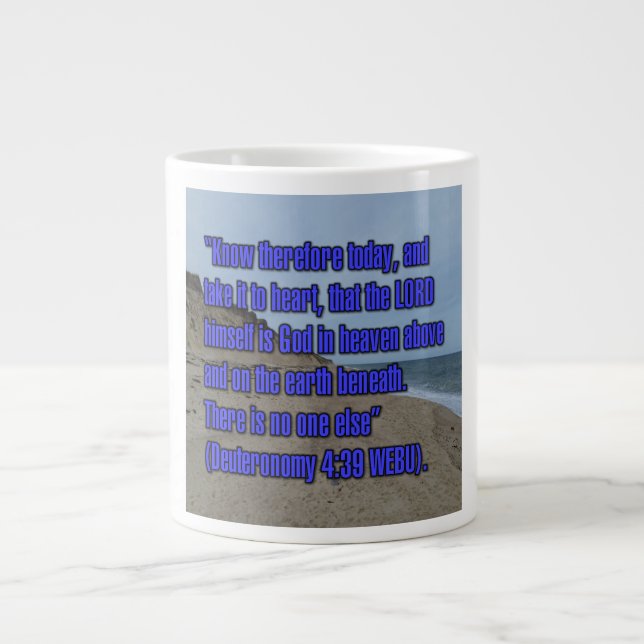 Deuteronomy 4:39 WEBU Mug (Front)