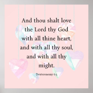 Deuteronomy 6:5 poster