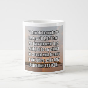 Deuteronomy 8:18 WEBU Mug