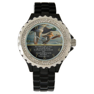 Deuteronomy Christian Faith cross with ducks     Watch