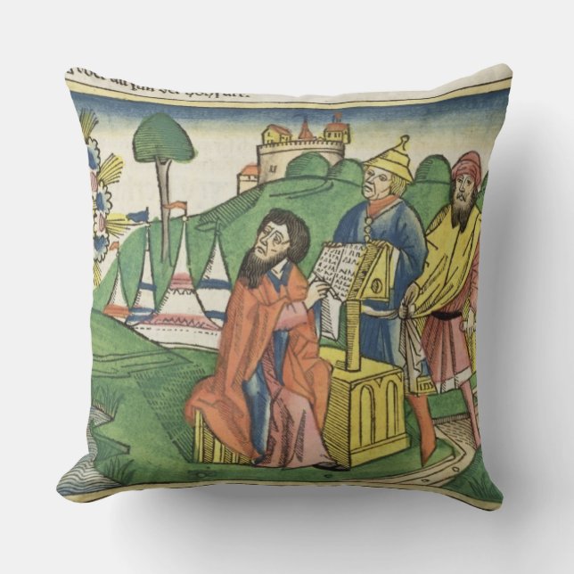 Deuteronomy: Frontispiece in which God makes the L Cushion (Front)