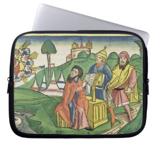 Deuteronomy: Frontispiece in which God makes the L Laptop Sleeve