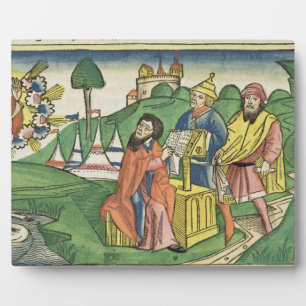 Deuteronomy: Frontispiece in which God makes the L Plaque