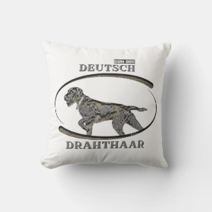 Deutsch Drahthaar , Best gun dog Cushion
